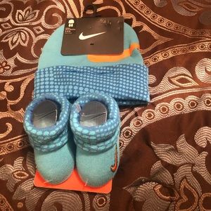 Nike hat, and booties